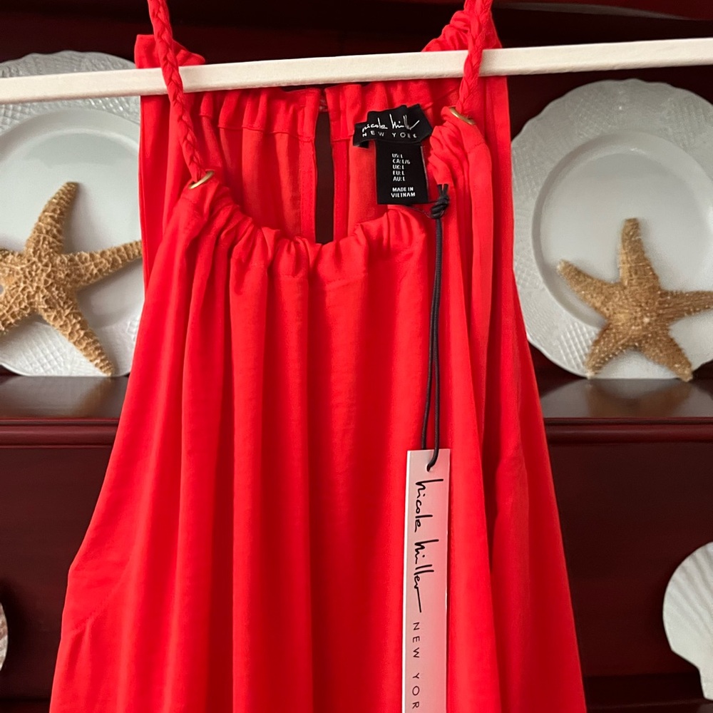 Nicole Miller Scarlet Braided Strap Dress